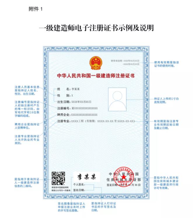 一級建造師實(shí)行電子證書，明年開始紙質(zhì)證書作廢